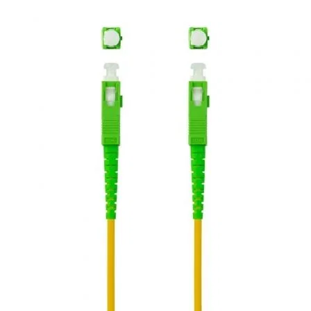 Nano Cable Cable de Fibra Óptica G657A2, Conectores SC/SC APC, LSZH, 30m, Amarillo, Ref. 10.20.0030